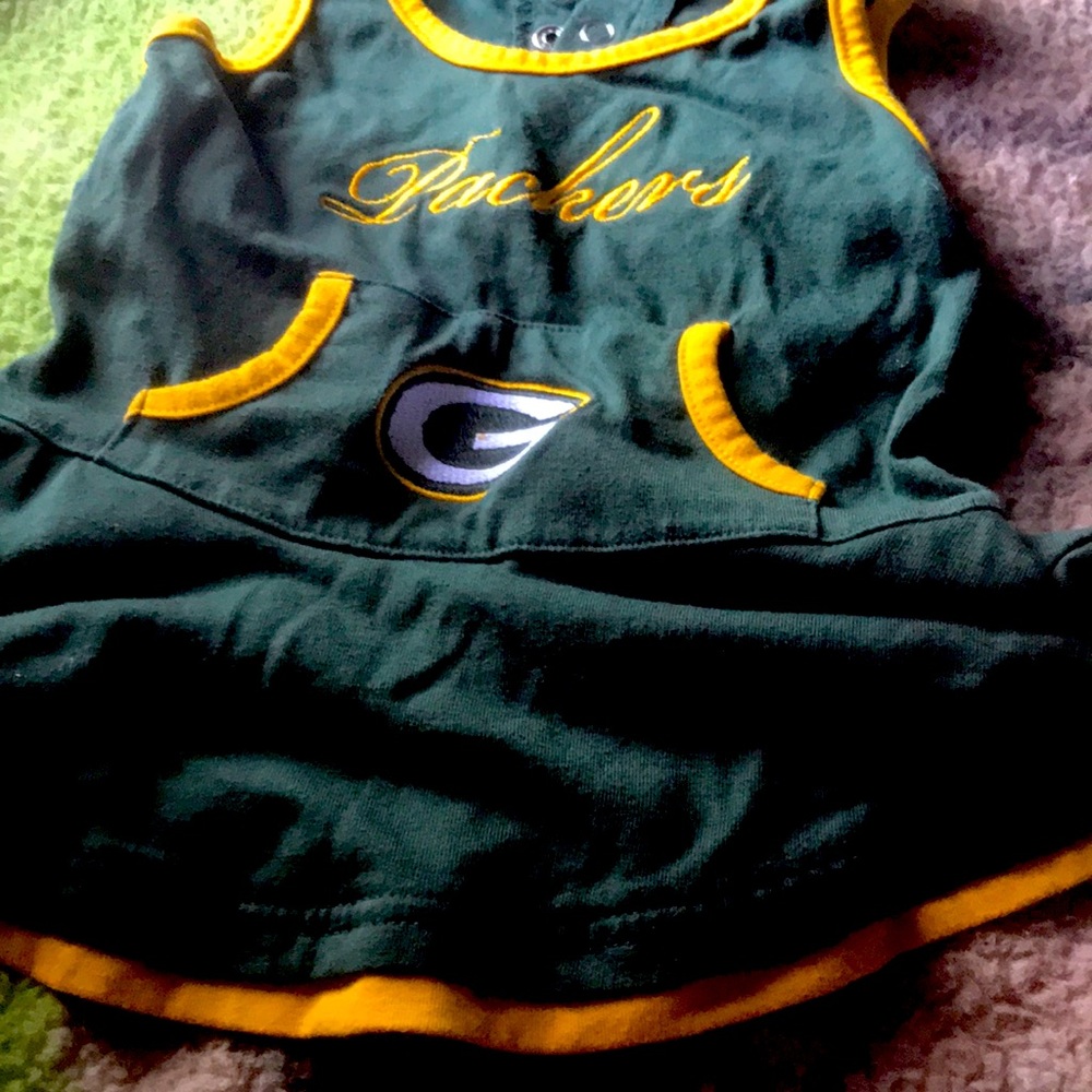 Green Bay packers baby cheerleading